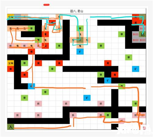 想不想修真圖7圖8路線