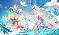 《陰陽師》夏日限定「碧海晴夏」系列皮膚上線，鯨汐千姬·瓶舟聆浪、言