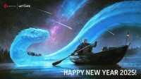 CDPR官方發(fā)布新年賀圖：巫師版還是“蛇年主題”！